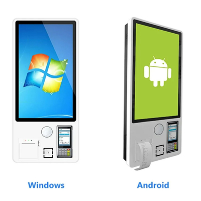 Touch Screen Windows Android Positions-Anschluss, 24 Zoll 27 Zoll-Selbstservice-Zahlungs-Anschluss